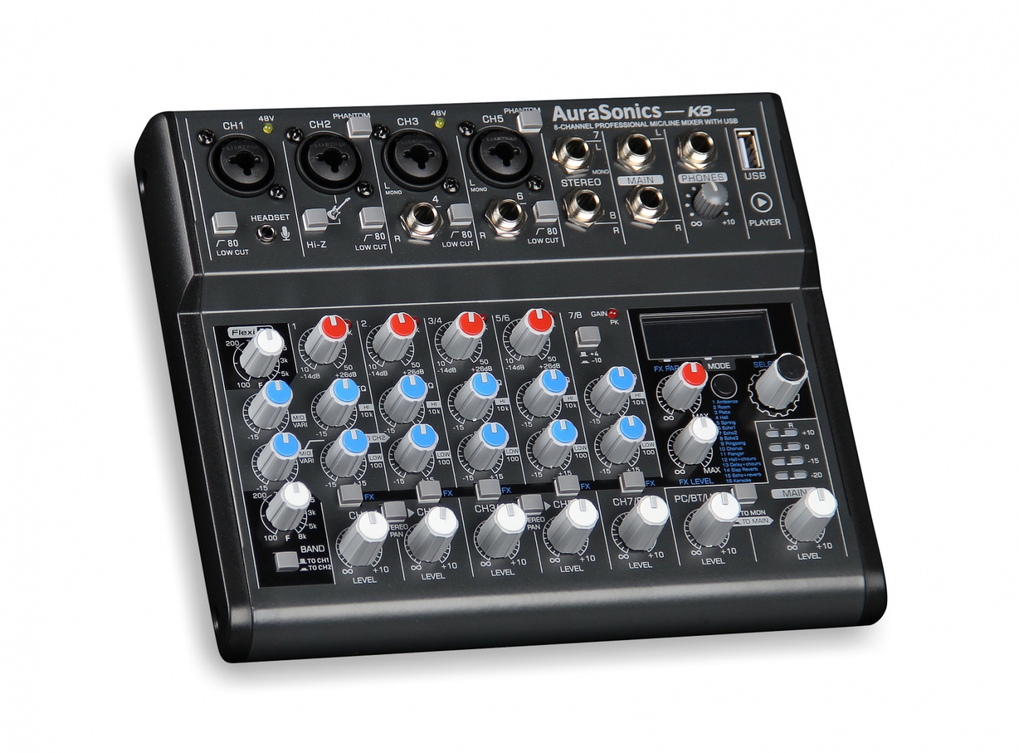 AuraSonics K8 компактный микшерный пульт в Михайлове