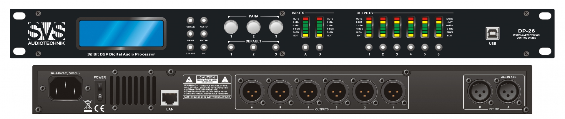 SVS Audiotechnik DP-26 Цифровой процессор: 2 входа 6 выходов в Михайлове