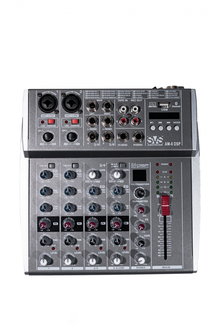 SVS Audiotechnik mixers AM-6 DSP Микшерный пульт аналоговый, 6-канальный SVS Audiotechnik mixers в Михайлове
