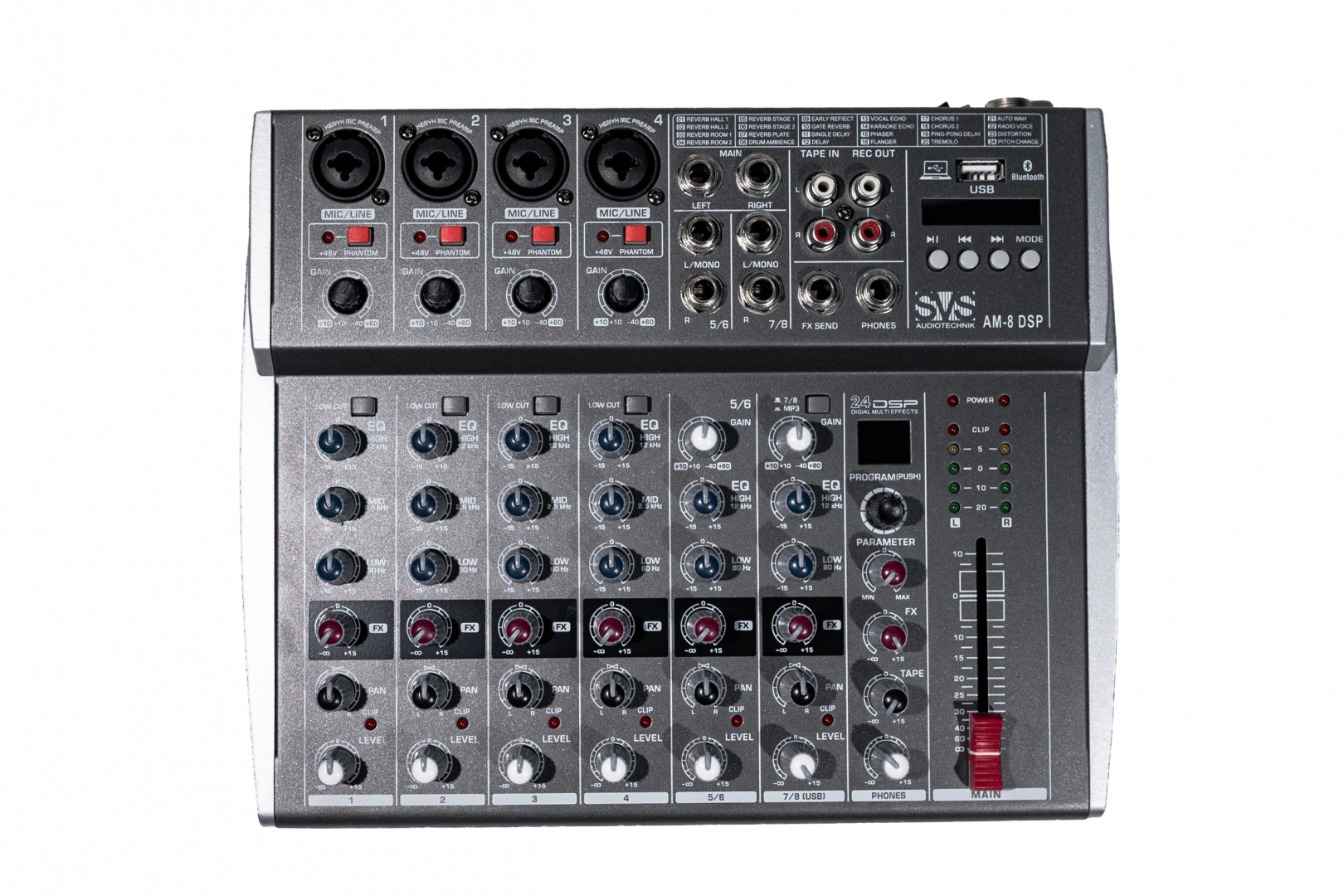 SVS Audiotechnik mixers AM-8 DSP Микшерный пульт аналоговый, 8-канальный в Михайлове